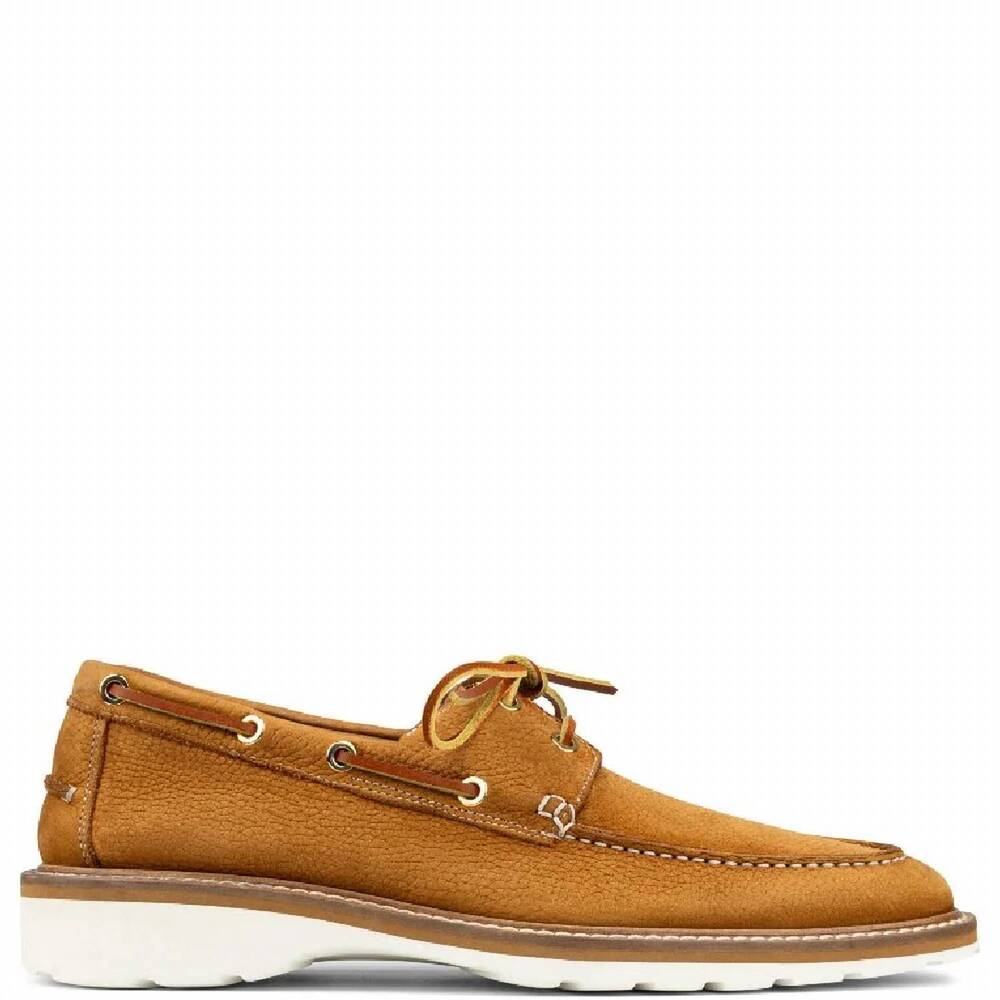 NEW DONALD PLINER women's dempsey boat shoe in saddle